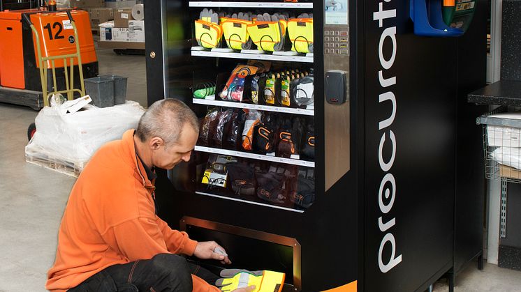 Dygnet-runt-lager med SavePro Vending Machine från Procurator AB