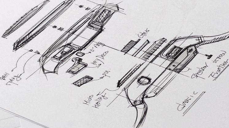 Gear S3 design sketch