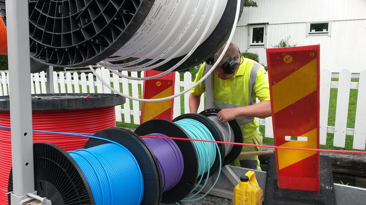 Telia bygger fiber till 5 000 villor i Hässleholm, Höör, Eslöv, Hörby och Kungsbacka 
