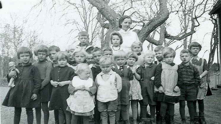 Finska barn vid barnhemmet i Näringsberg, Västerhaninge