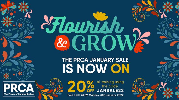 PRCA Launches January Sale with 20% off Training
