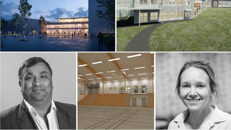 Thoren Arena och Mötesplats Stöcke kommer att berika idrotts-Umeå. Enligt Raja Thorén och Maria Bergstén har samarbetet dem emellan betytt mycket för projekten.