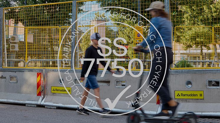 Inbjudan webinar | Tillfälliga trafikanordningar för gång- och cykeltrafik enligt standard SS 7750-1