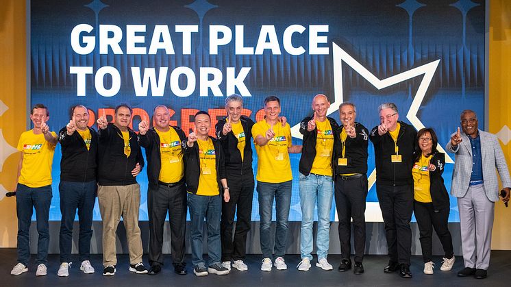 For andet år i træk topper DHL Express Great Place to Work's liste over verdens bedste arbejdspladser
