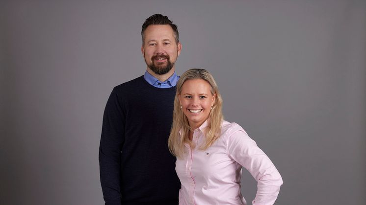 Sara Zetterberg, Country Manager Trainor Sweden, and Trainor CEO Stian Martinsen. 
