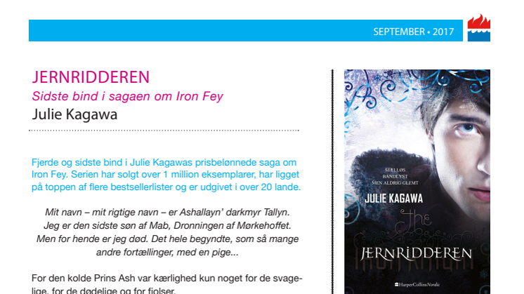 "Jernridderen - Sagaen om Iron Fey" af Julie Kagawa (Bind 4)