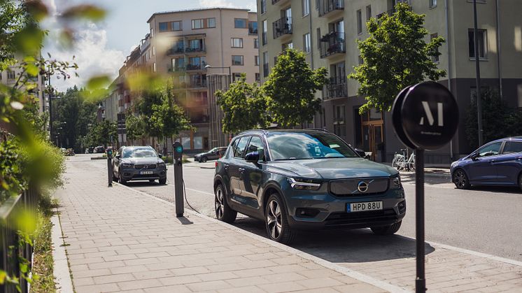 Enbart laddbara bilar i Volvo Car Mobilitys bildelningstjänst M från 2022