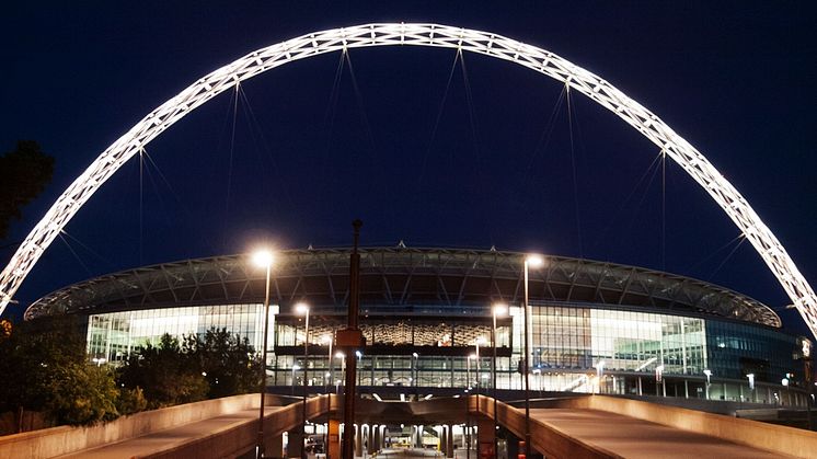 Wembley Stadium in North London