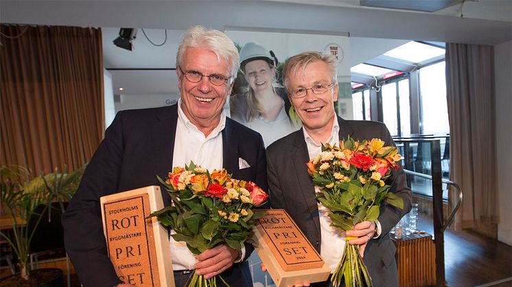 Blomsterfondens seniorbostäder i Älvsjö vann Stockholms Byggmästareförenings ROT-pris 2014