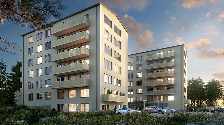Järntorget produktionsstartar 25 lägenheter  i projektet Vista, Traneberg
