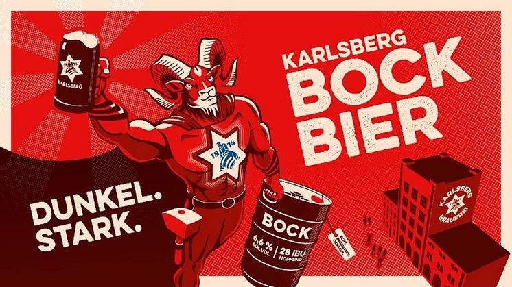 Der Karlsberg Bock bringt das frischgebraute Bockbier aus der Karlsberg Brauerei direkt vorbei. Foto: Karlsberg.
