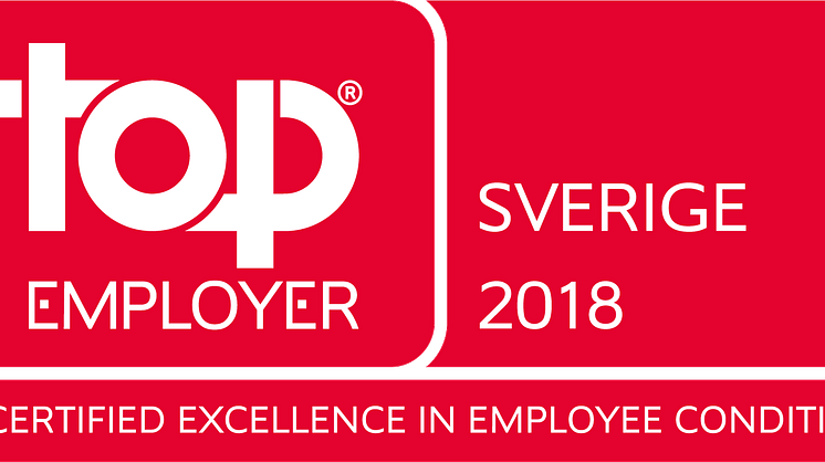 Saint-Gobain Sweden AB certifierad Top Employer för tredje året i rad