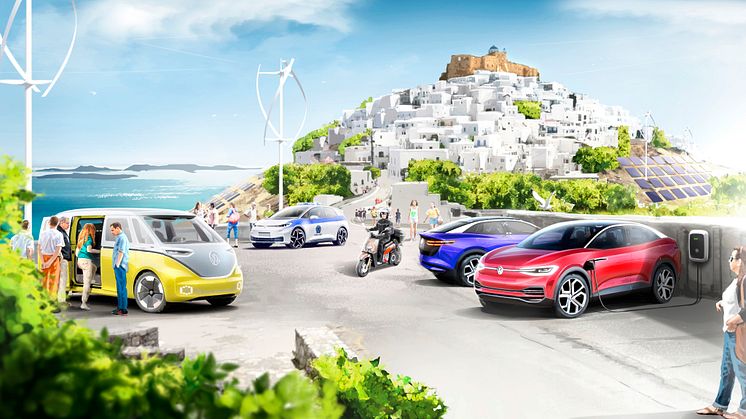 Volkswagen Group og Grækenland vil skabe en ø med klimaneutral mobilitet