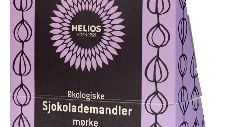 Helios sjokolademandler mørke økologisk (skrå)