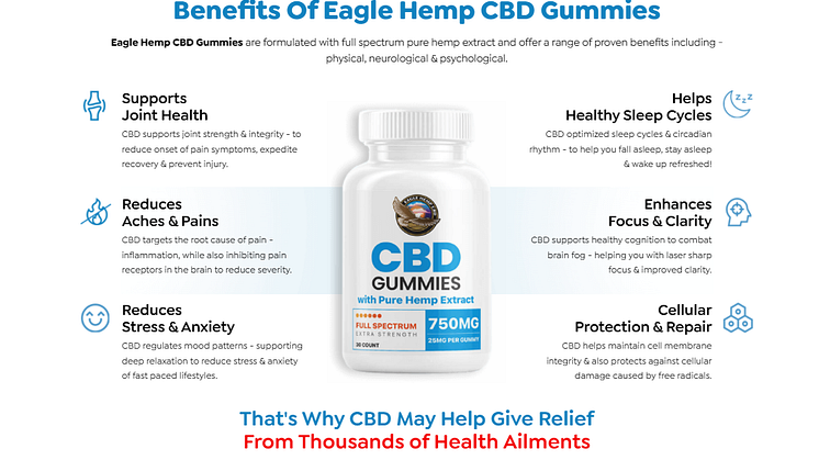 Eagle Hemp CBD Gummies Reviews 2022 - Easiest way to get Healthier, Happier and more Active Life, Everyday?