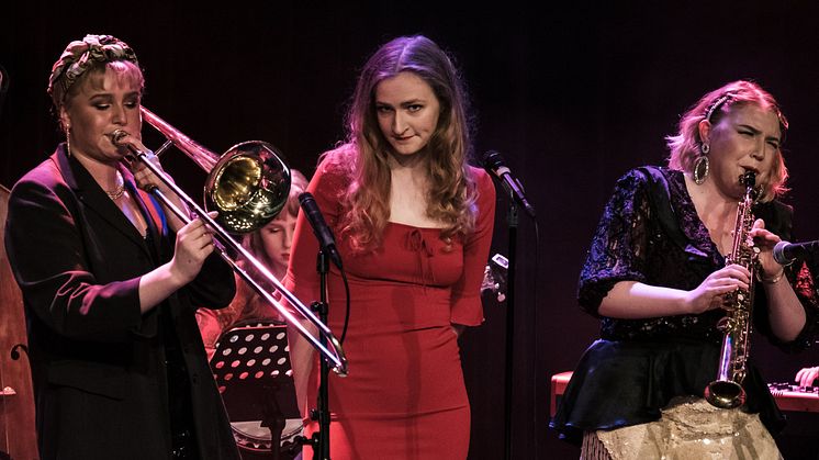 Nanna Carling Swing band på Mejeriets scen våren 2019