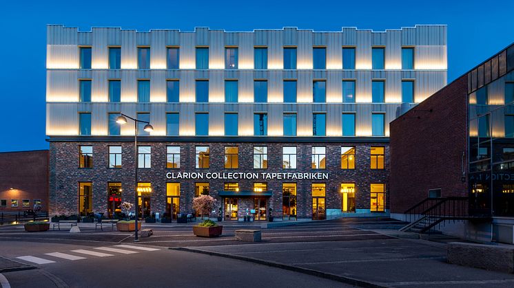 Clarion Collection Hotel Tapetfabriken på Marcusplatsen i Sickla