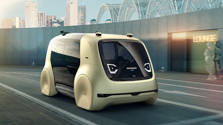 Sedric - selvkørende og selvsikkert koncept fra Volkswagen, der viser fremtidens mobilitet