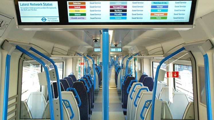 Thameslink trains - smart signs - Tube info