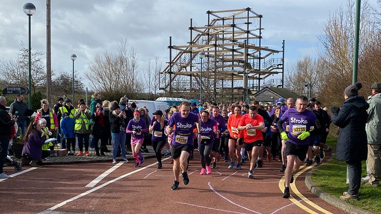 ​Teesside runners join the resolution for the Stroke Association