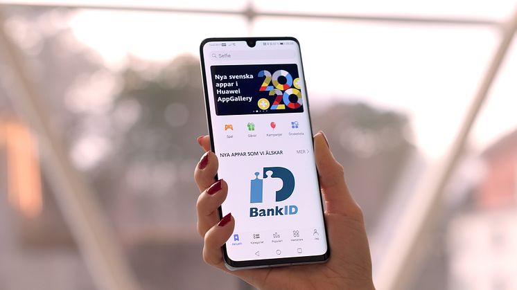 BankID - inom kort tillgänglig i Huawei AppGallery