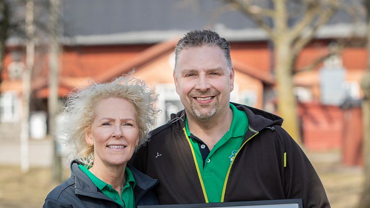 Vinnare Årets klimatbonde Magnus och Lena, Nibble gårdsgris
