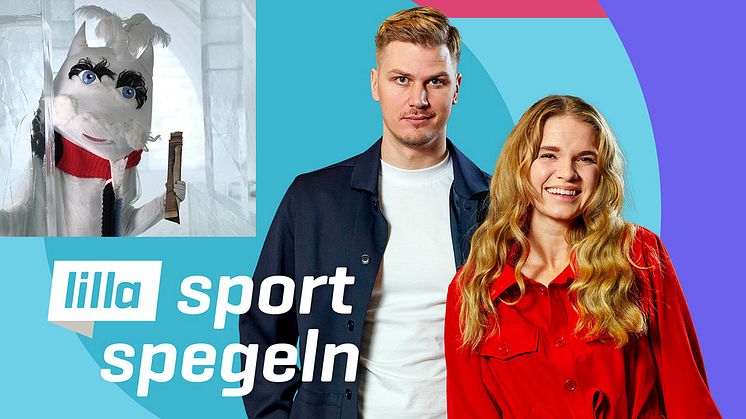 Programledarna för Lilla Sportspegeln och Vinterskuggan gästar Barnens Vasalopp skidor i Mora lördag 4 mars 2023.