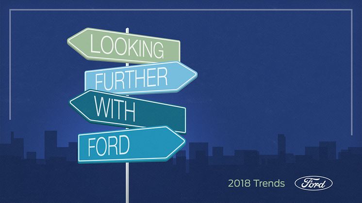 Ford spår framtiden i årlig trendrapport: 61 procent positiva till självkörande