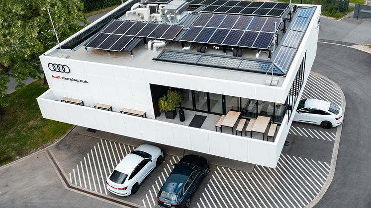 Lyckad pilotfas för Audi charging hub i Nürnberg