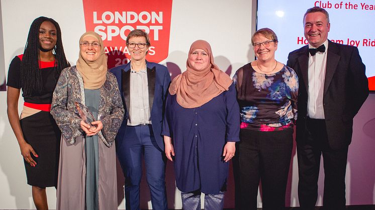 Hornbeam JoyRiders win Club of the Year at the London Sport Awards 2019