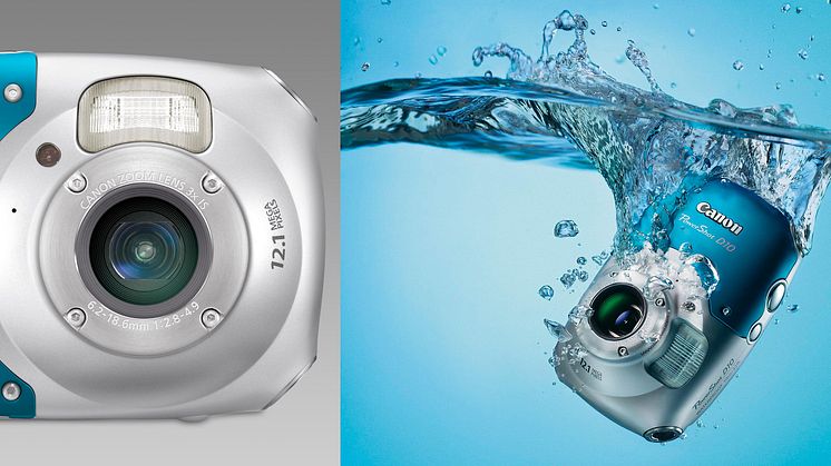 Redo för äventyr: Canons första vattensäkra digitalkamera
