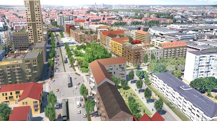 Viktigt steg taget för Amiralsstaden – ska knyta ihop centrala Malmö och Rosengård
