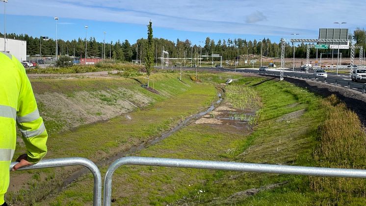 Invigning av trafikförbättringar och skyfallsstråk i Välsviken