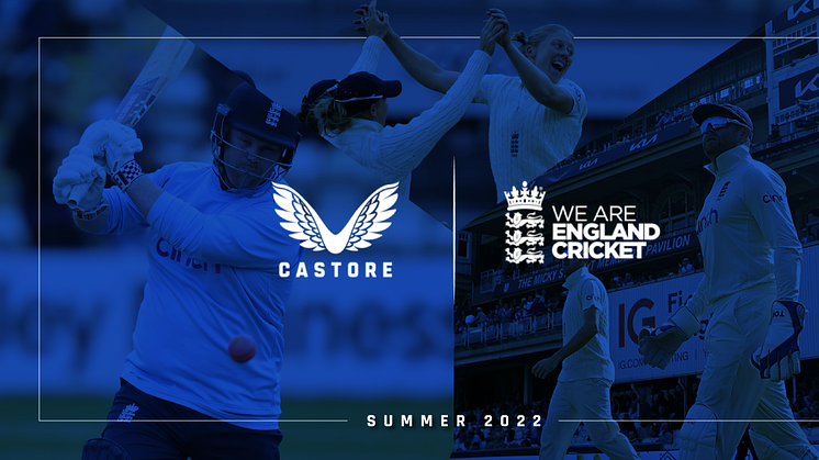 Castore confirmed as Official Kit Supplier to England Cricket