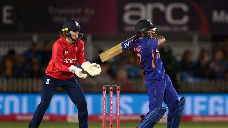 Kaur (pictured) and Mandhana saw India home. Photo: Getty Images