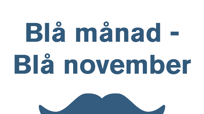 Blå november – en blå månad till förmån för Prostatacancerförbundet och Mustaschkampen