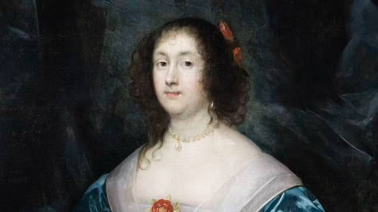 Diana Cecil, Countess of Elgin, by Cornelius Johnson. English Heritage