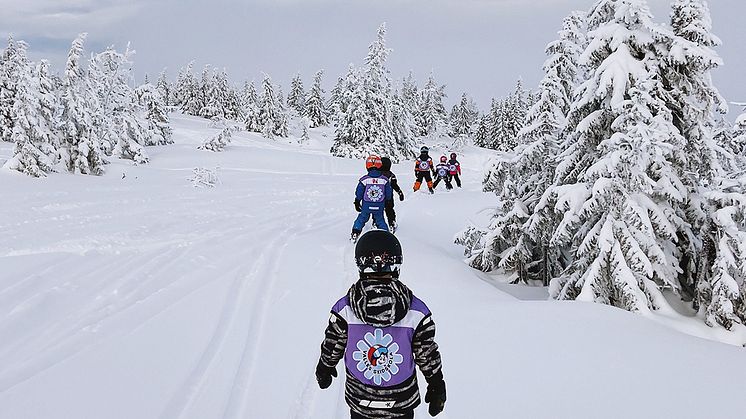 Bild från gårdagen i Sälen tagen av skidlärare Lisa Larsson. Fri för publicering. 