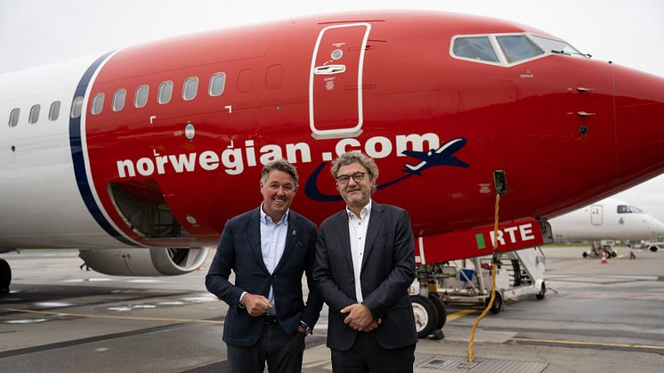 Geir Karlsen and Niels Hemmingsen aircraft