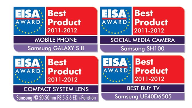 Årets fyra bästa från Samsung enligt EISA