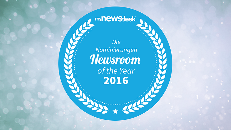 Mynewsdesk zeichnet den „Newsroom of the Year 2016“ aus