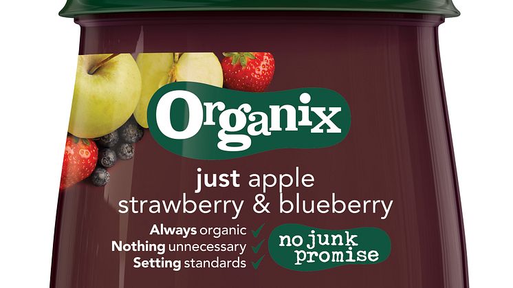 Organix just strawberry & blueberry