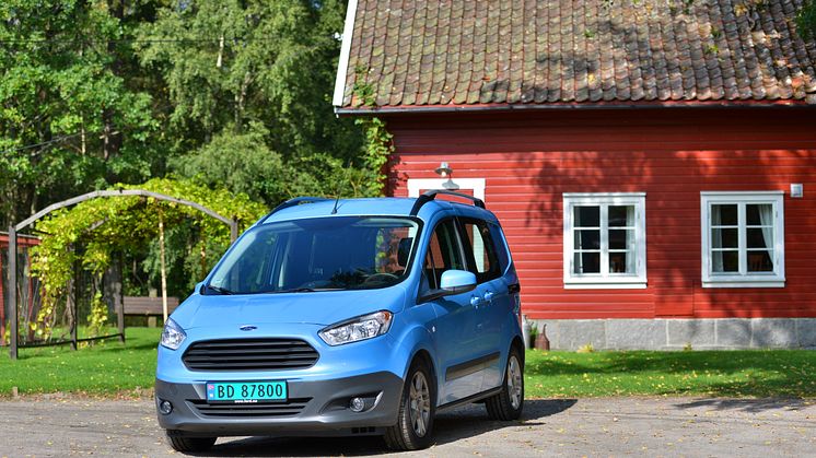 Nye Ford Transit Courier, norges minste og rimeligste varebil har skapt stor etterspørsel på det norske markedet