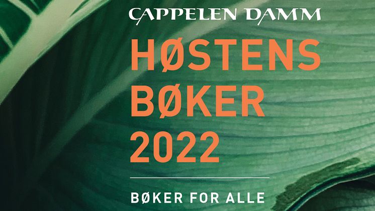 Cappelen Damm presenterer høstens bøker 16. august