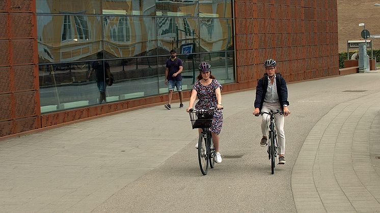 Borås klättrar flera steg i nationell cykelundersökning. 