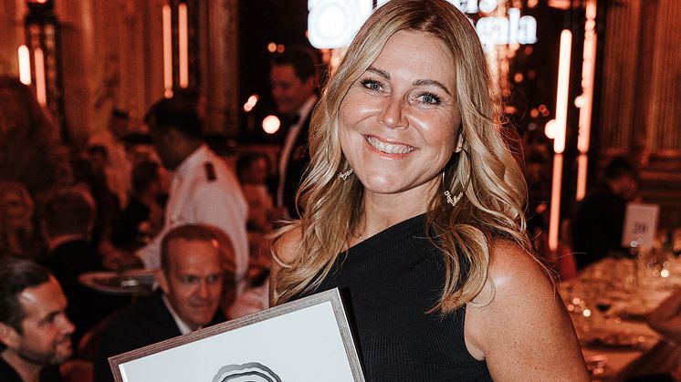 Ulrika Hammarström, founder of Scandinavian CRO, received the Growth Rings in Silver for the global award Founder of the Year category Small Size Companies at the Founders Awards Gala on September 20.