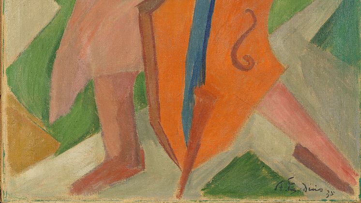 Ambrosius Egedius' maleri «Cellospilleren», (1935).