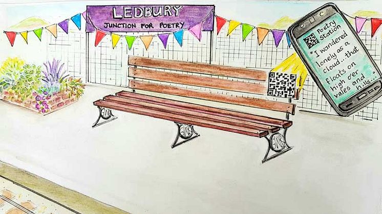 West Midlands Railway passengers invited to discover their artistic sides with Ledbury Poetry Festival