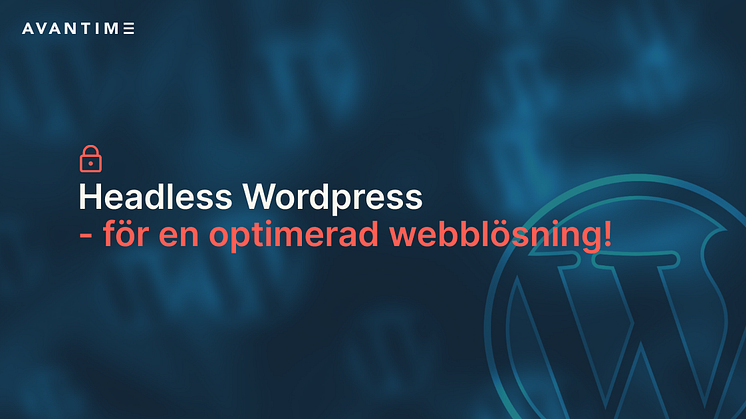 Headless Wordpress - för en optimerad webblösning!
