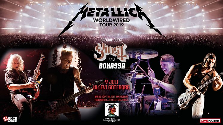 Metallica - Ullevi den 9 juli 2019